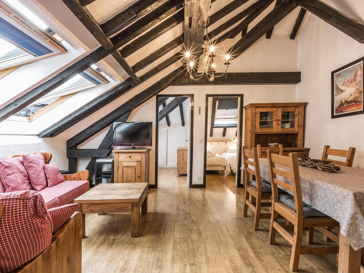 Top Floor Apartment Mansard - Central Chamonix Mont Blanc Haven 外观 照片